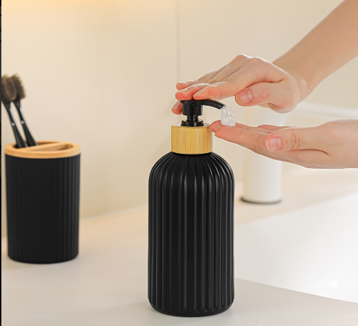 Black Bathroom Additions Set
